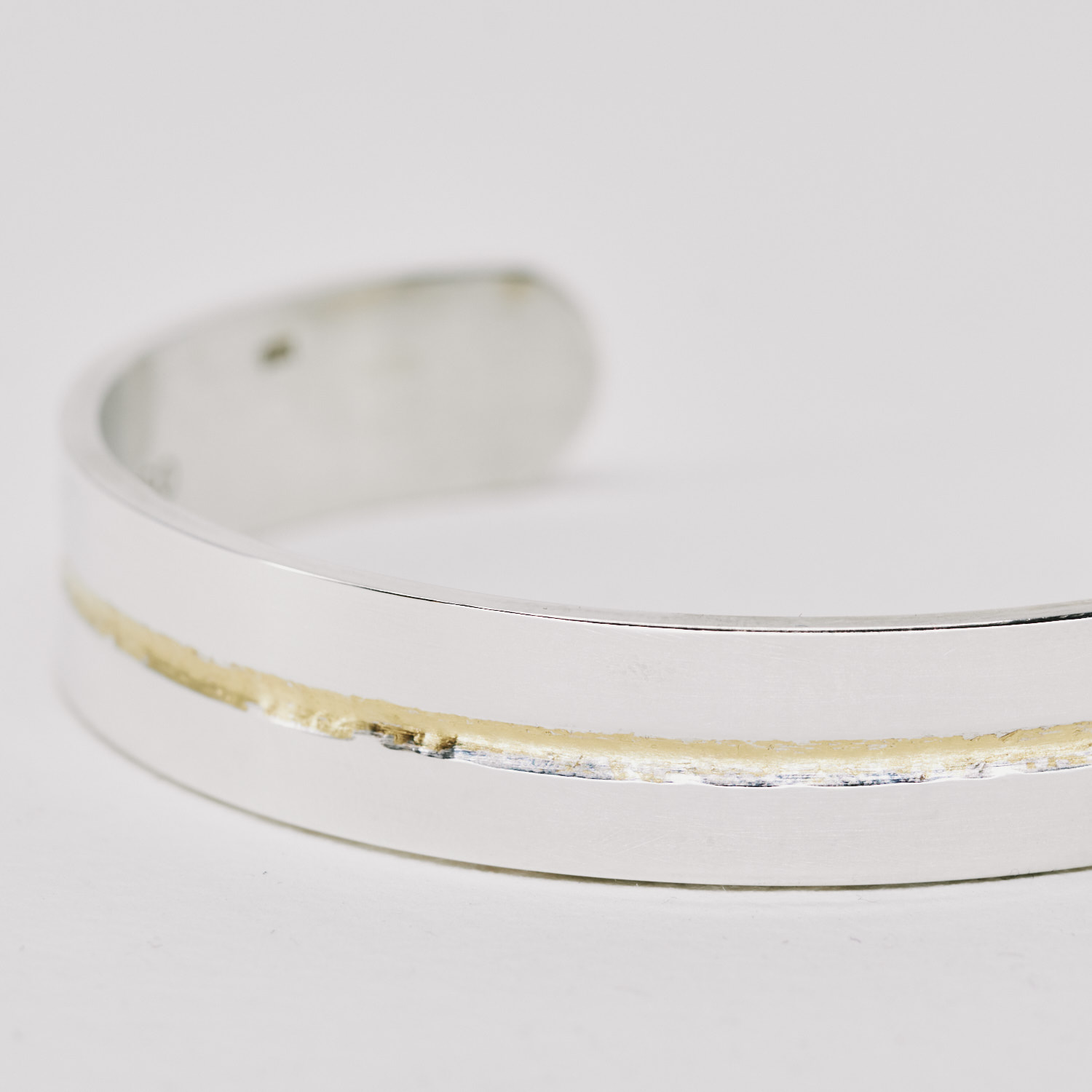Custom Men's Sterling Silver Cuff Bracelet • Projekt-M