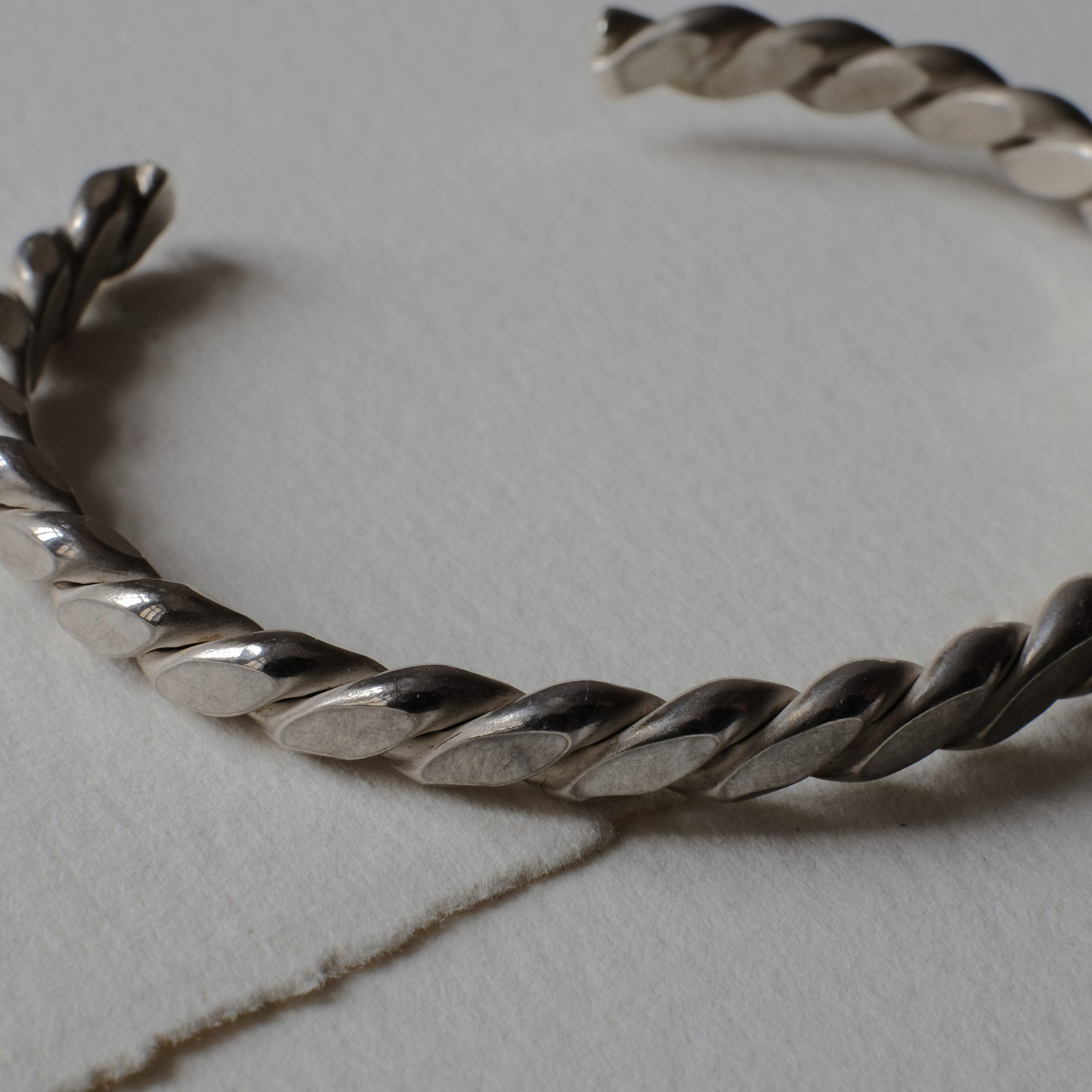 Men\'s Sterling Silver Classic Twisted Rope Bracelet • Projekt-M