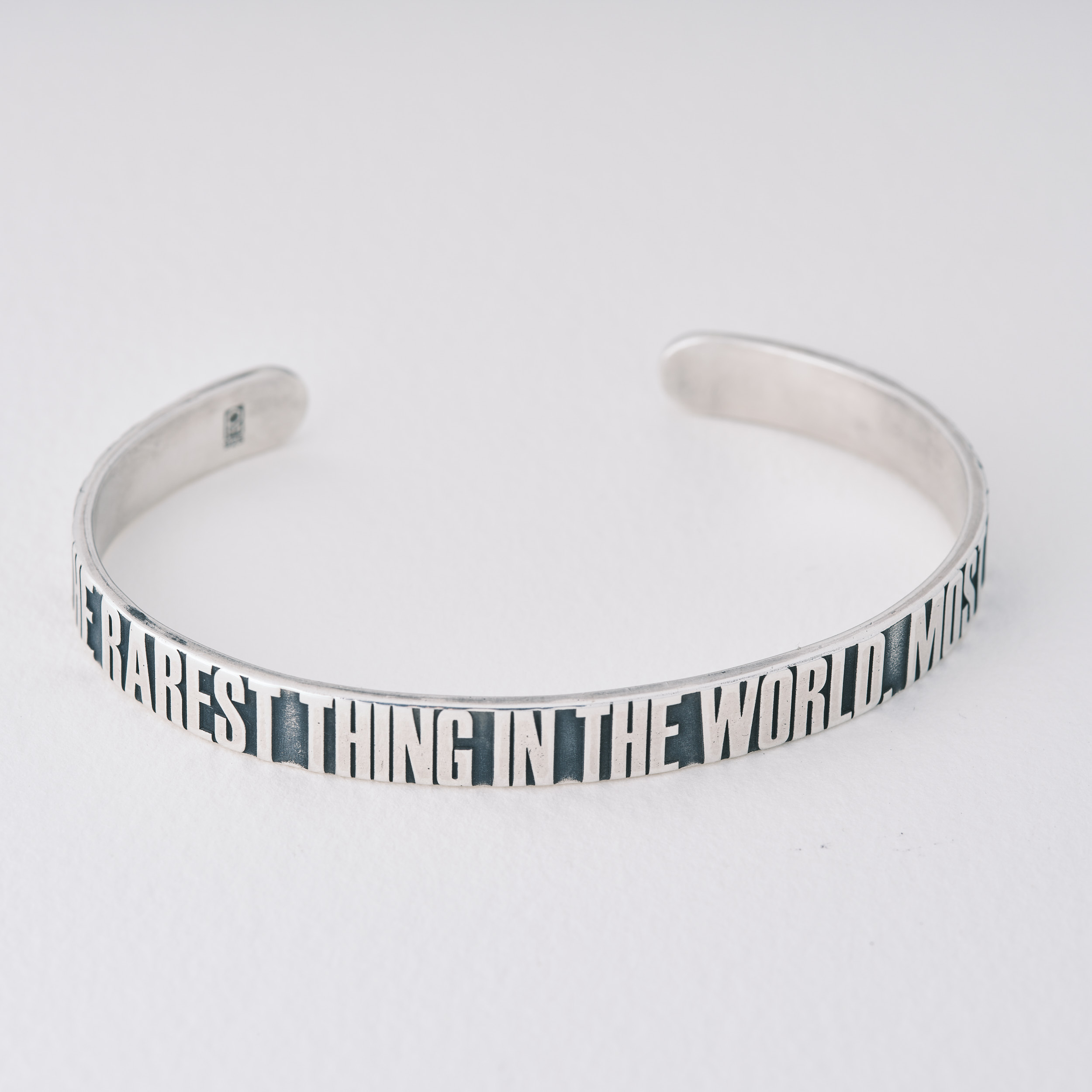 Personalized bracelet for men in sterling silver